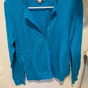 LOFT Blue Women's Cardigan Sweater
